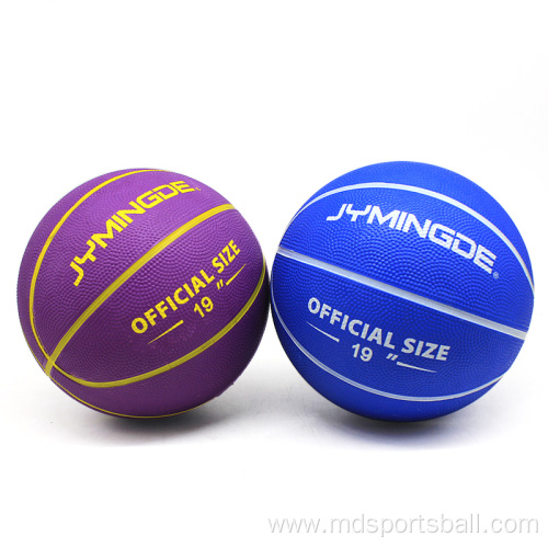 custom size 1 mini rubber basketball for kids